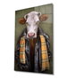 Wallity Pintura de Vidrio Templado Decorativo Multicolor 46 x 72 cm